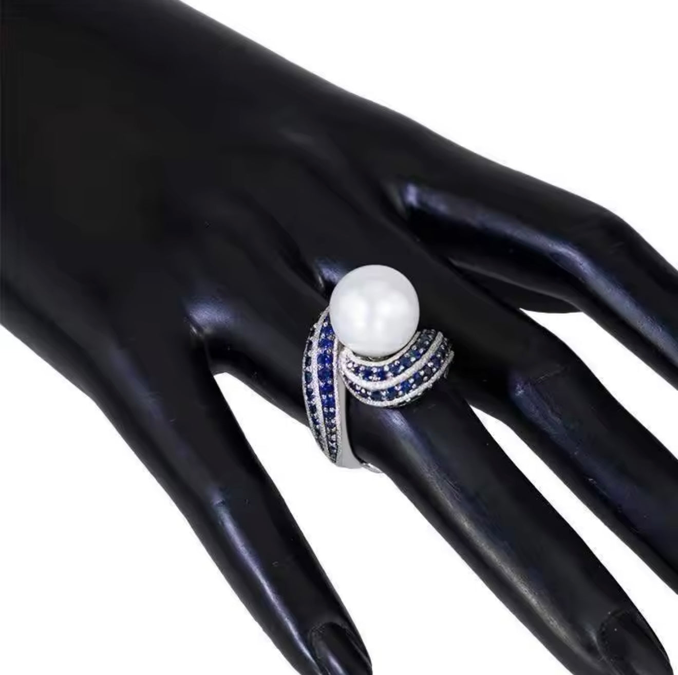 Blue Zirconia Ring