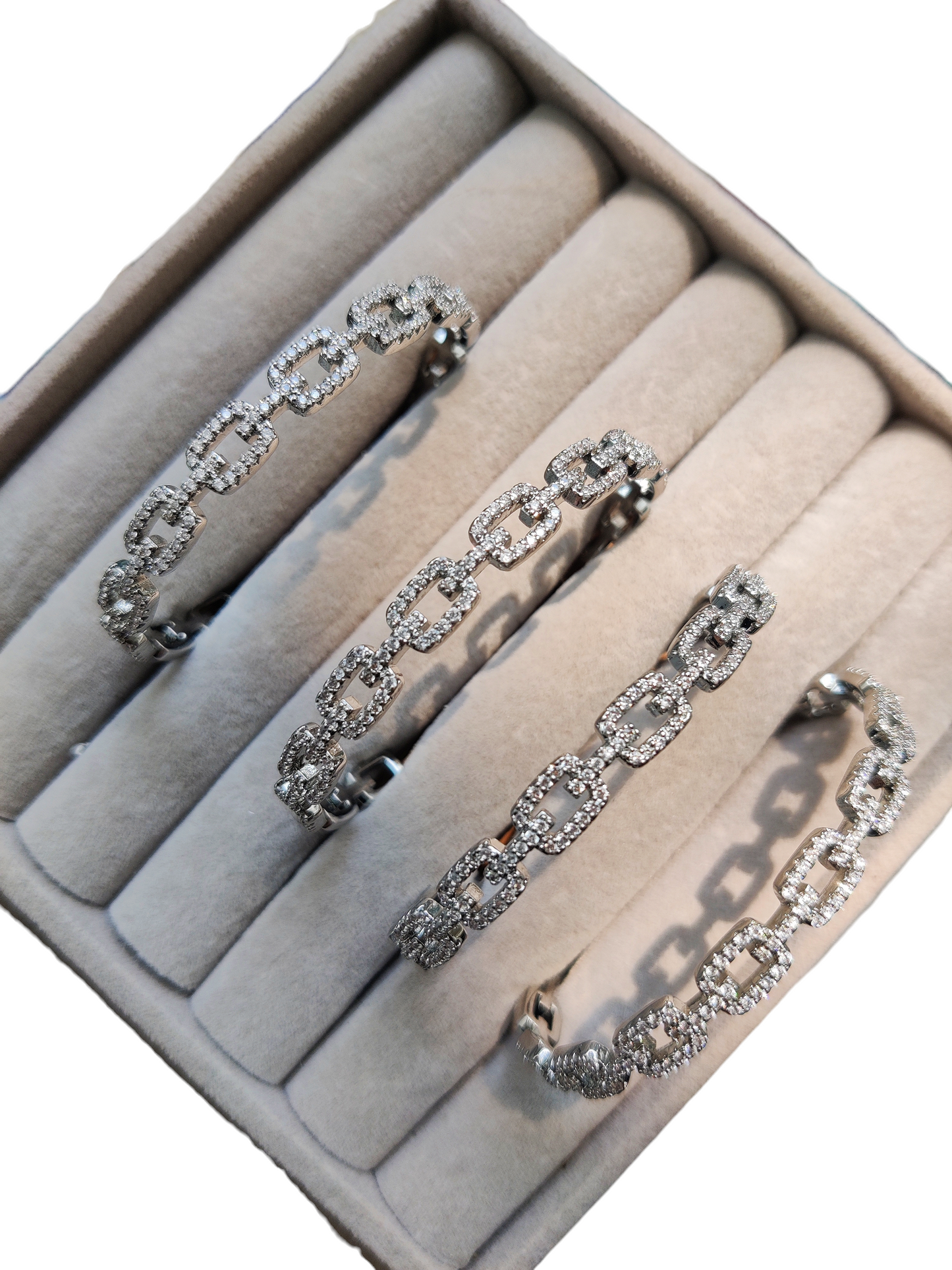 Premium Zirconium Bracelet Silver