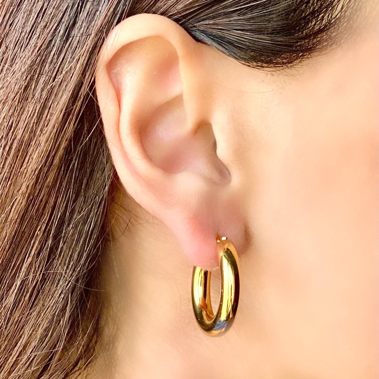 Classic Gold Hoops