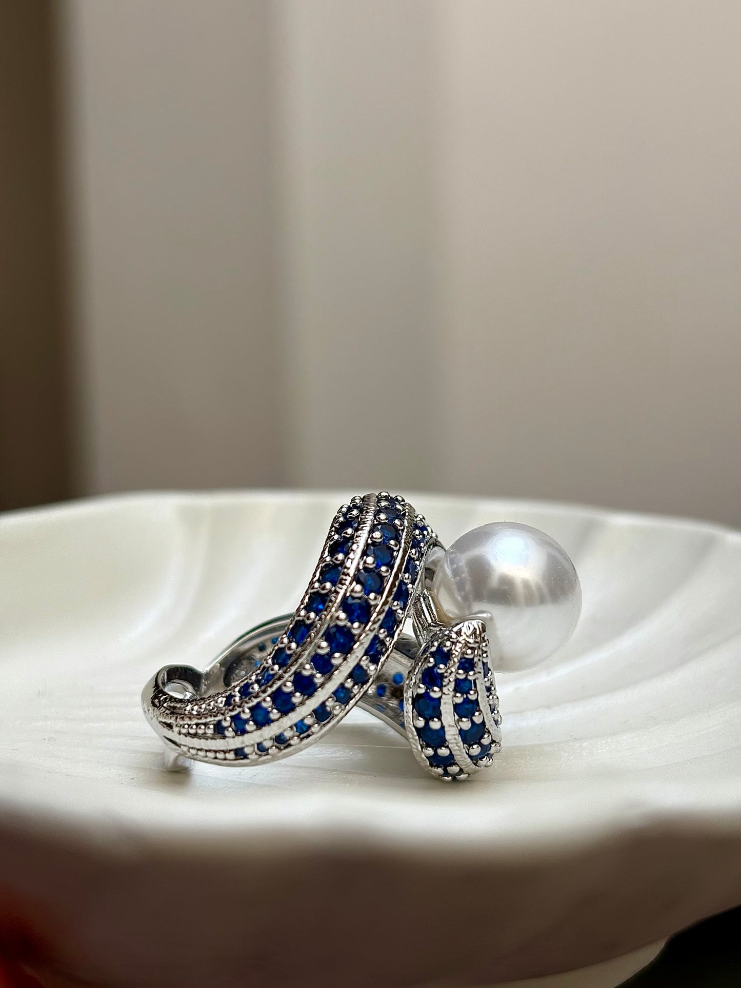 Blue Zirconia Ring