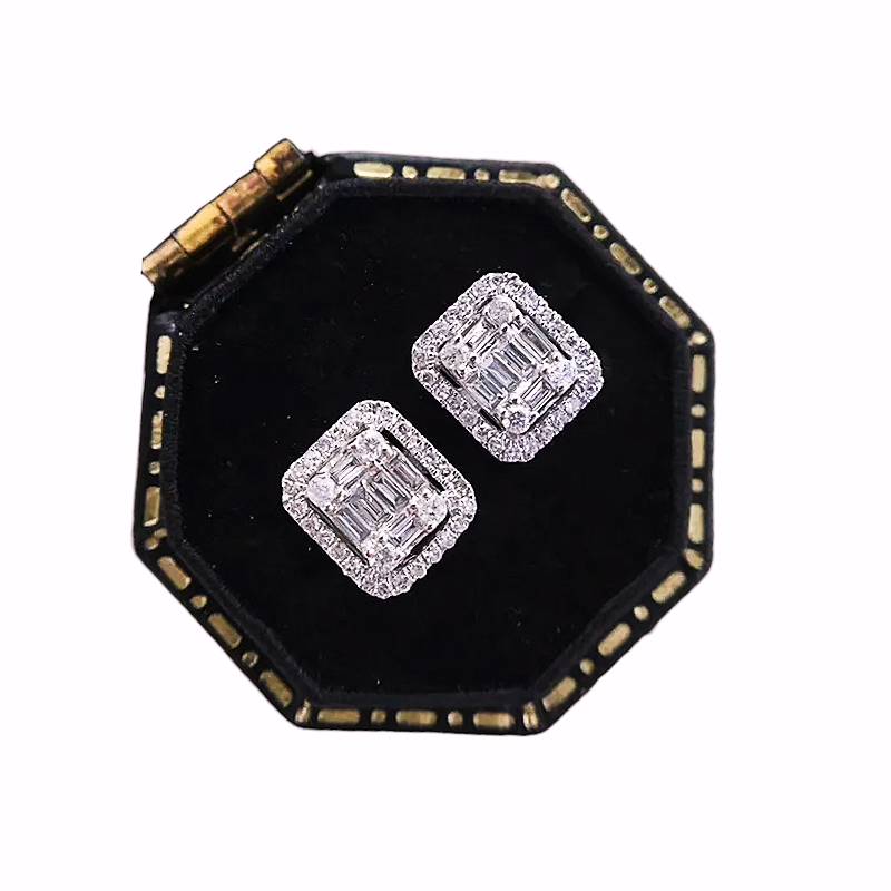 Square Tulip Studs