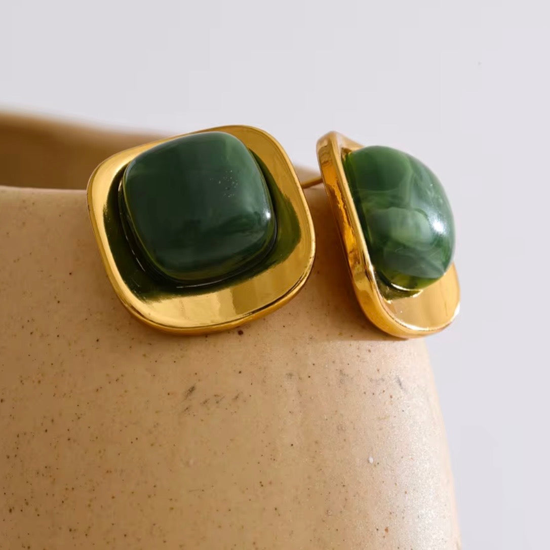 Square Frosted Studs