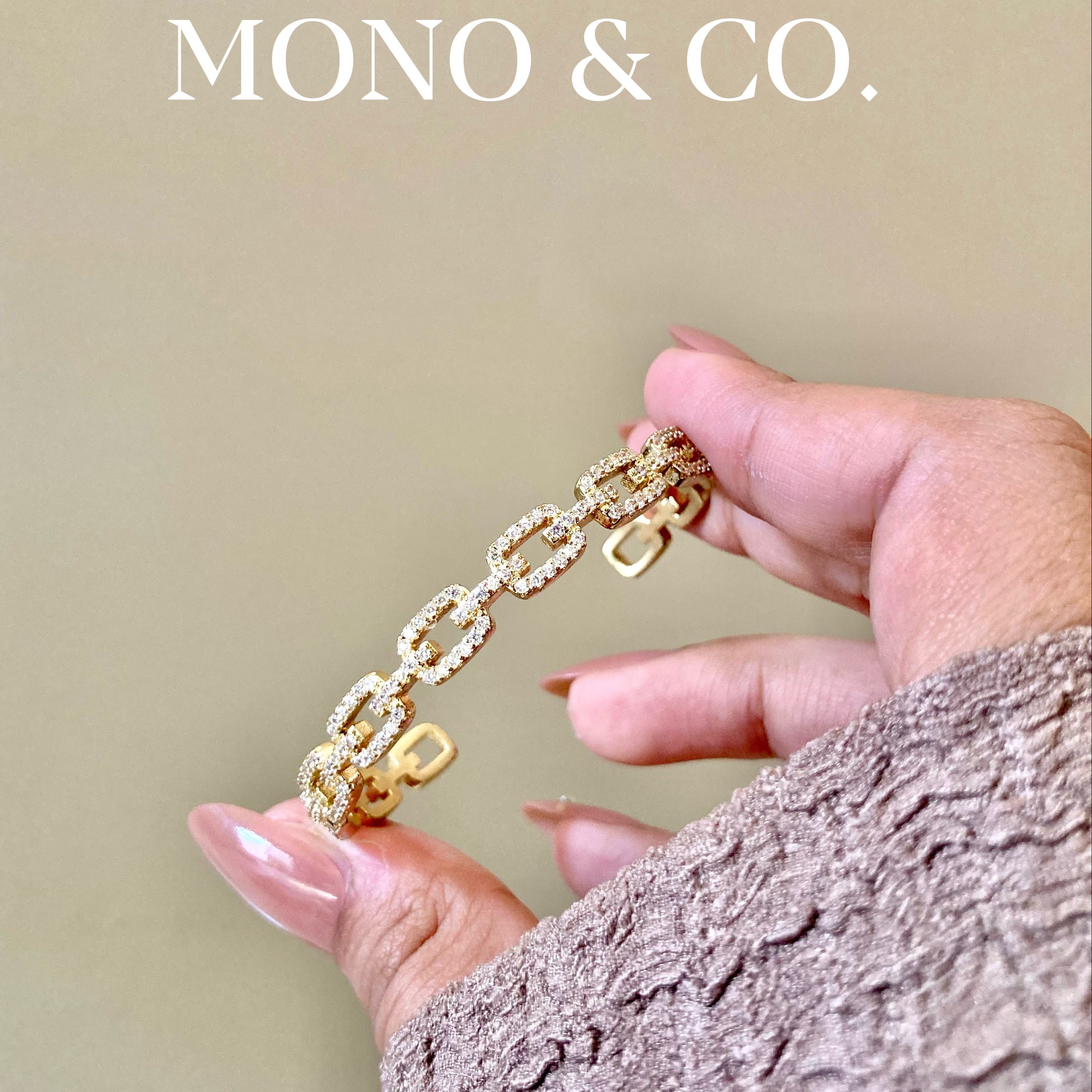 Premium Zirconium Bracelet Gold