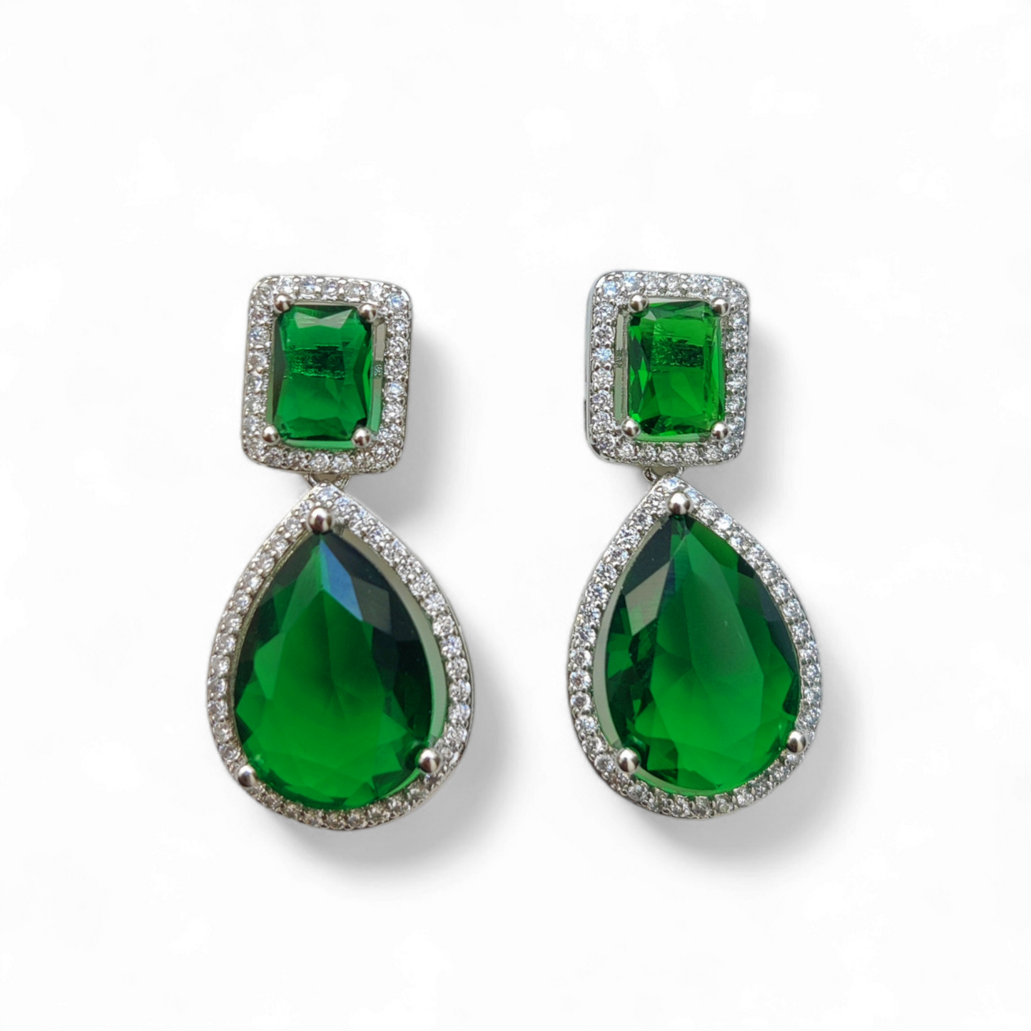 Classic Green Earrings