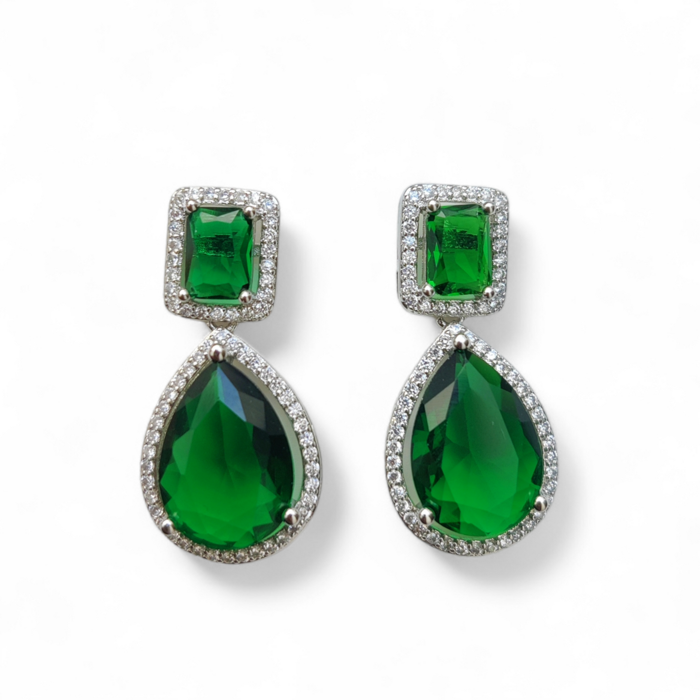 Classic Green Earrings