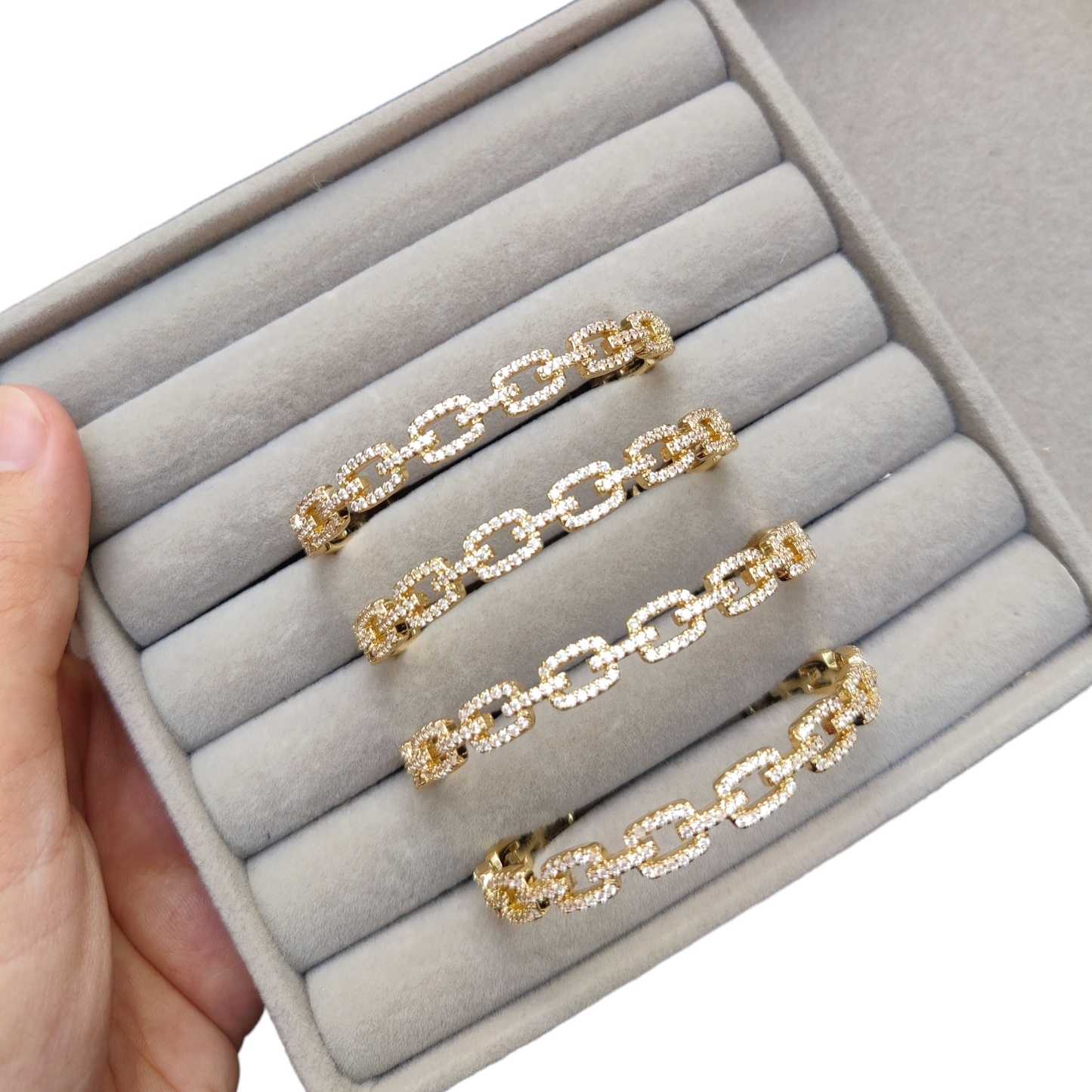 Premium Zirconium Bracelet Gold