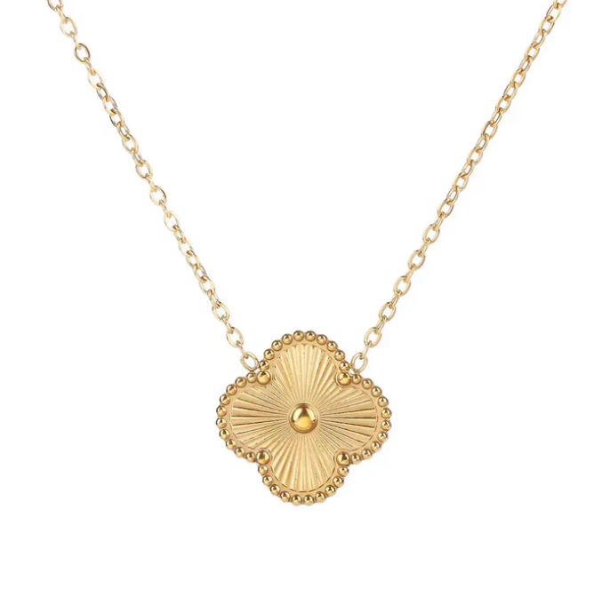 Premium Clover Necklace Gold