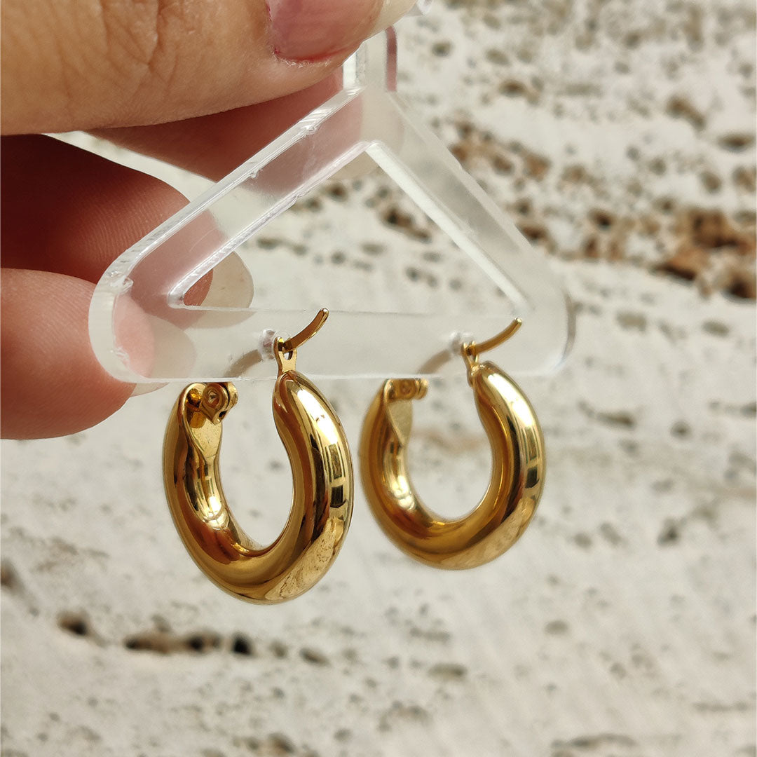 Classic Gold Hoops