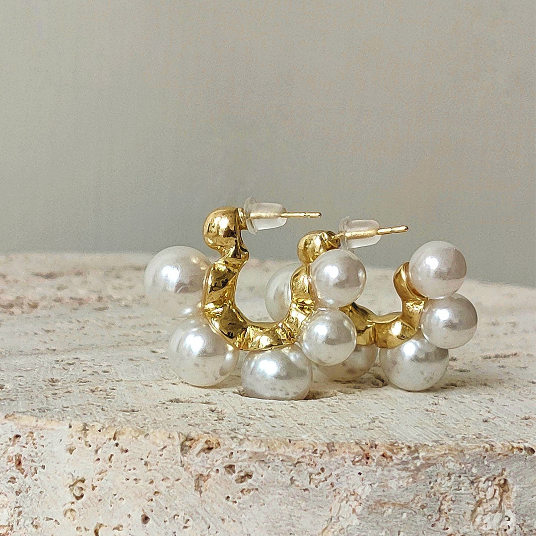 Pearl Hoops